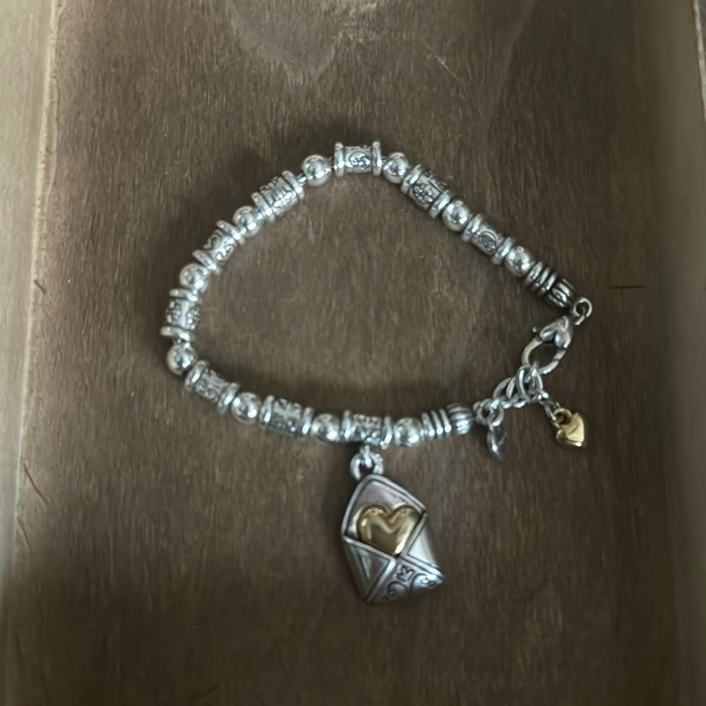 Brighton silver envelope bracelet